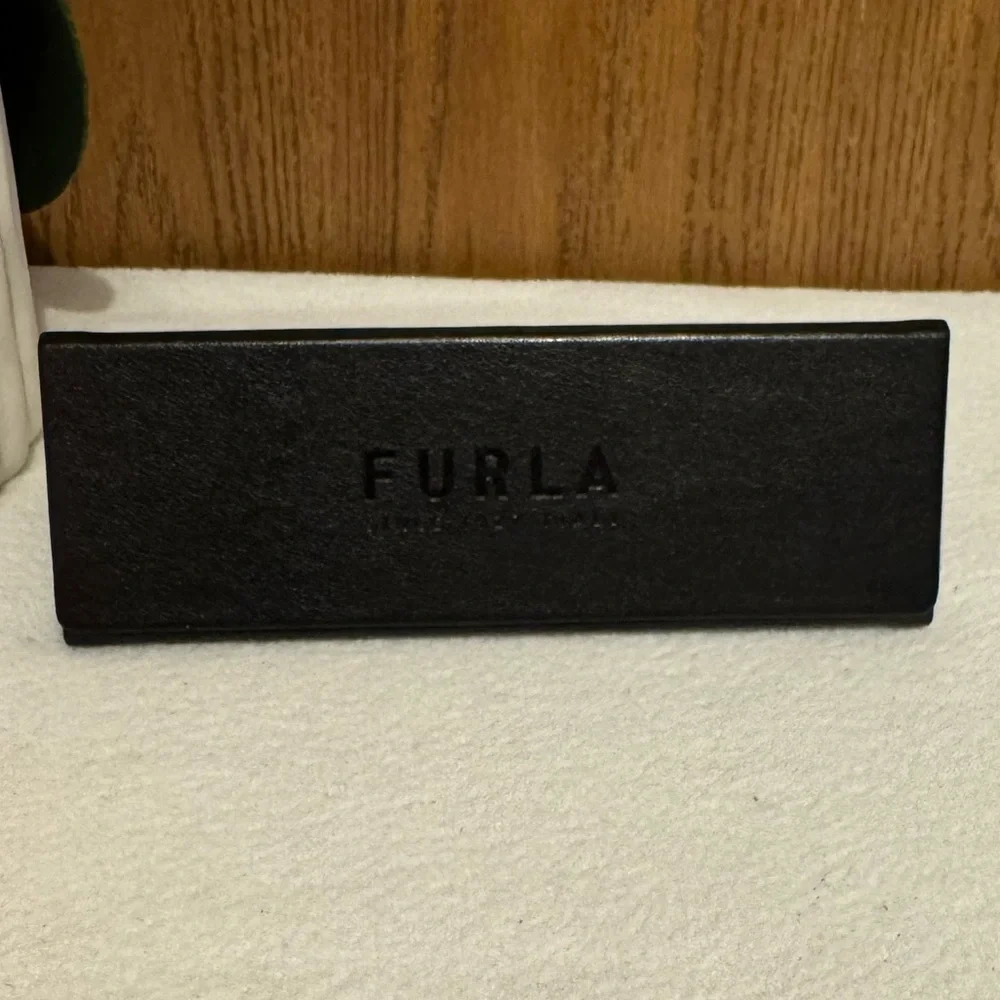 Furla Black Foldable Glasses Case Sunglasses Case Only